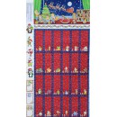 Advent Calendar Col. 101 Navy/Red (60cm)